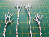 Wire feet and hands made with the armature assistant