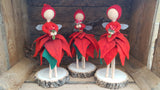 Poinsettia Pixie Project - Made to Order