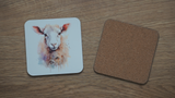 Watercolour Sheep - Mug & Coaster Set