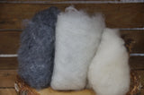 Needle Felting wool Feather Grey Colours