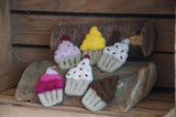 6 easy to make needle felted cupcakes examples